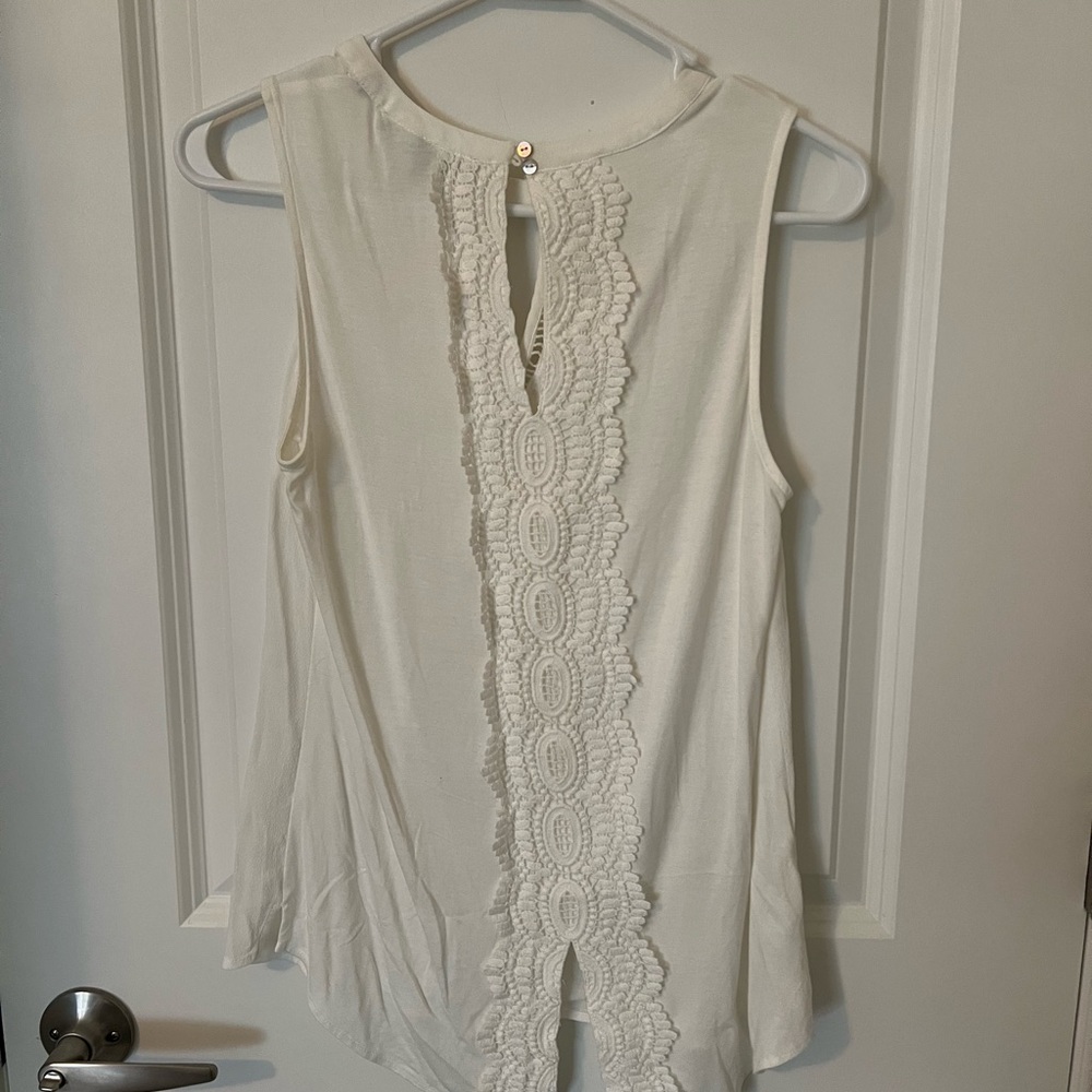 White Daniel Rainn Top - Picture 4 of 4
